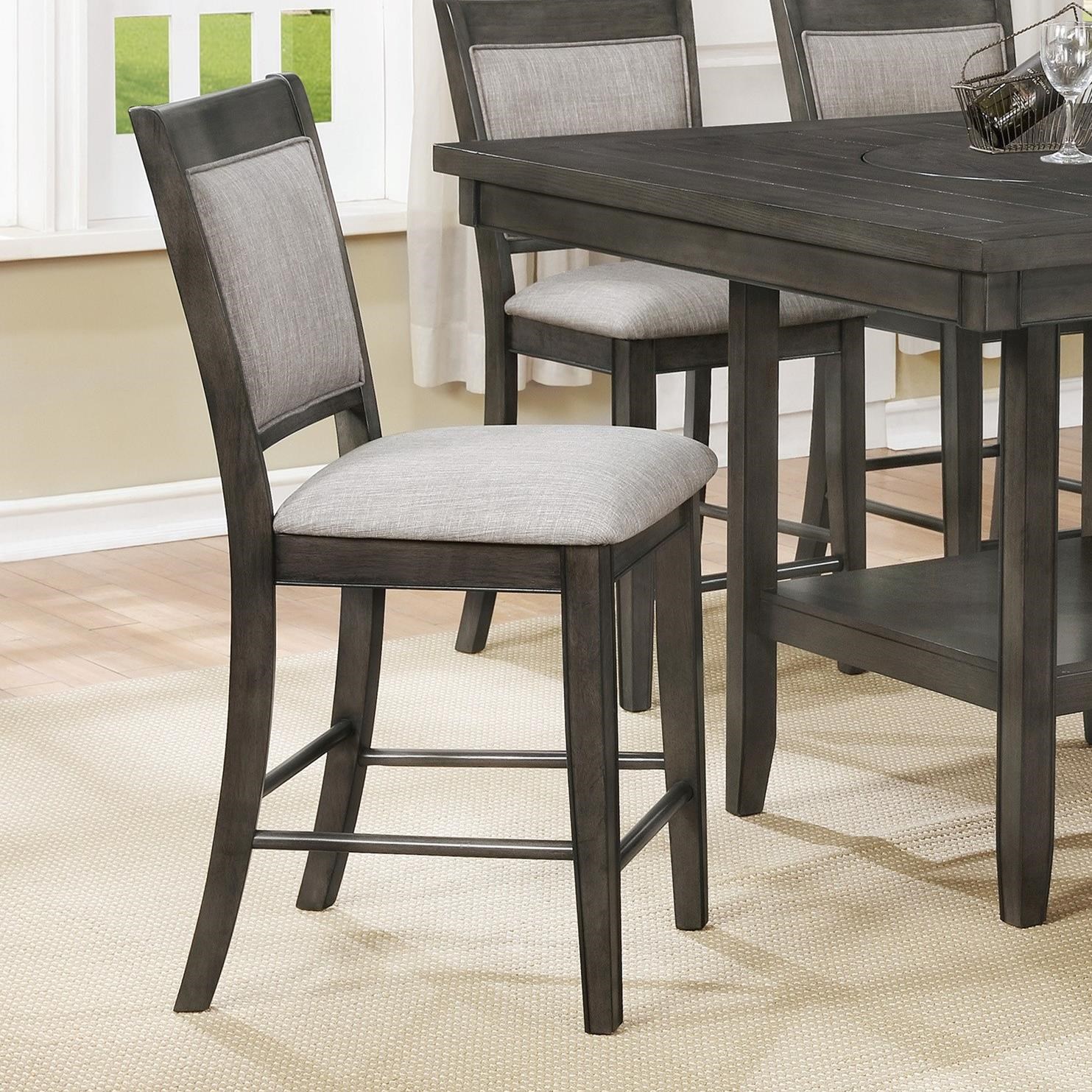 Crown Mark Fulton 2727GYS24 Transitional Counter Height Chair